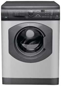 Hotpoint - Aquarius WDF740G Freestanding - Washer Dryer - Graphite